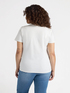 T-shirt with print and crystals image number 1