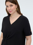 T-Shirt aus Jersey mit Drapierung image number 3
