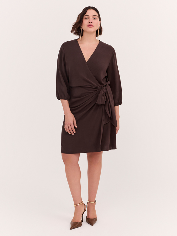 JOY wrap dress in viscose