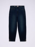 Blugi boyslim cu detalii bijuterie image number 4