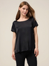 T-Shirt aus Viskose-Satin-Mischung image number 0