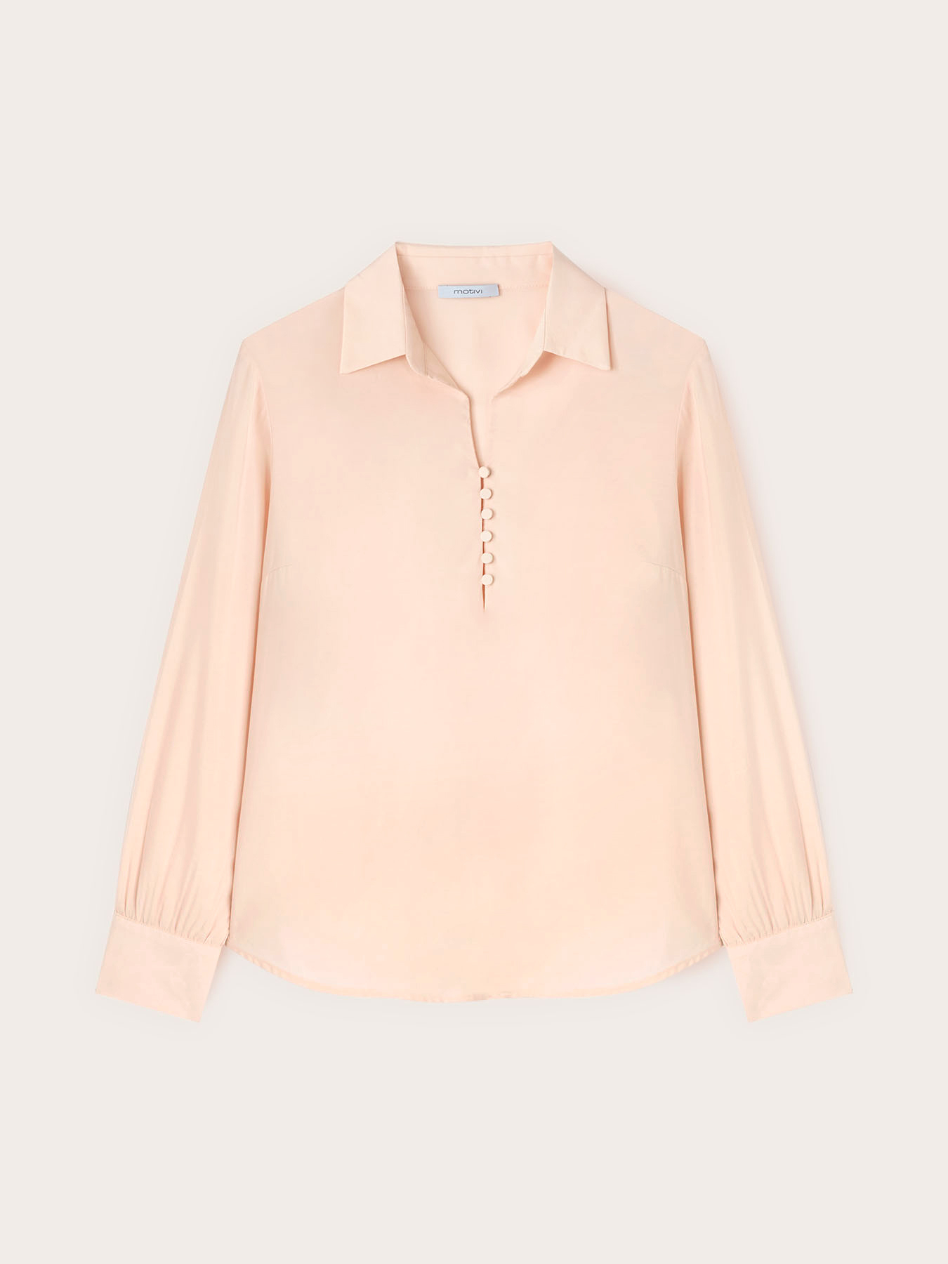 Blouse avec col en satin image number 3