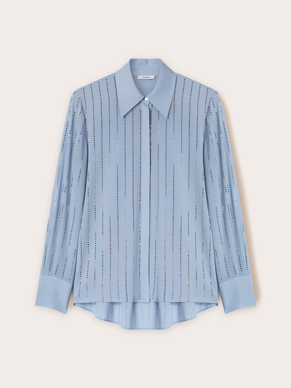 Shirt with micro studs