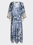 Kaftan dress in two prints image number 4