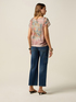 Patterned satin blouse image number 1