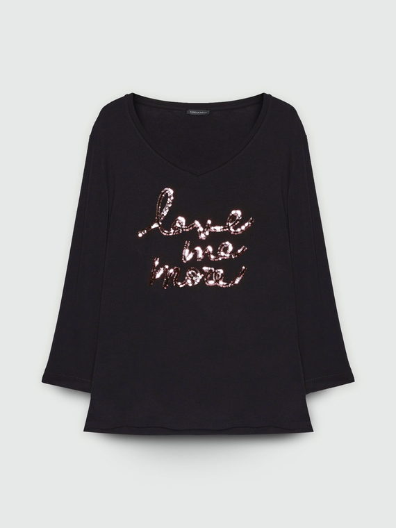 LENZING™ ECOVERO™ viscose embroidered T-shirt