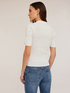 Ribbed knit polo shirt image number 1