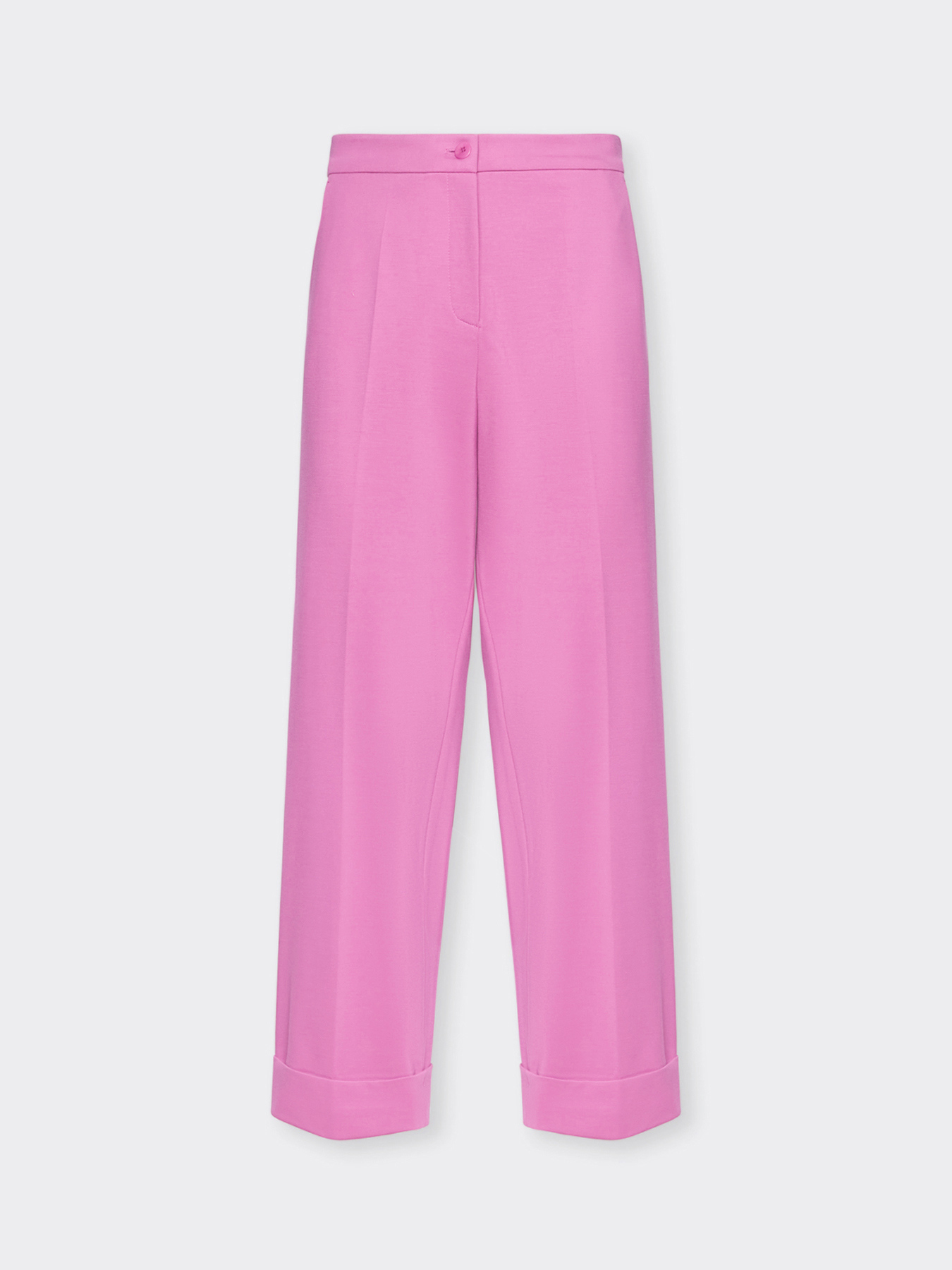 Wide leg trousers with cuffs image number 4