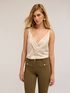 Soft pleated top with border image number 0