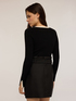 Two-tone ribbed jumper image number 1