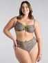 Bikini mit Makula-Print und fluoreszierenden Details image number 2