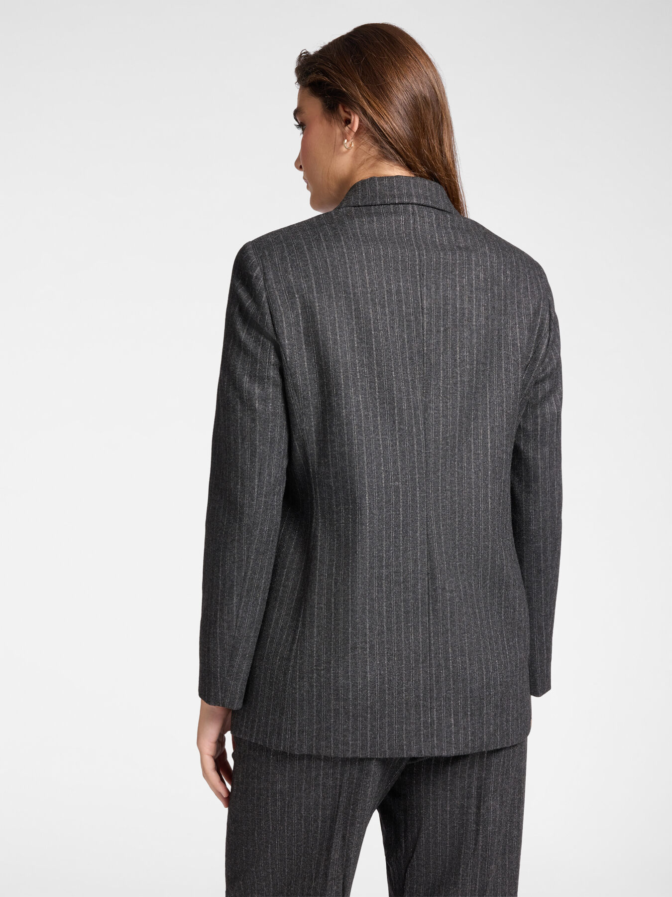 Blazer in flanella gessata image number 1