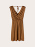 Short satin dress image number 4
