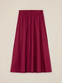 Midi skirt in poplin image number 4