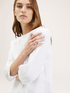 Blusa con scollo elastico off-shoulder image number 2
