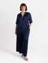 Camicia in raso stretch image number 2