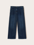 Wide fit palazzo jeans in lyocell blend image number 4
