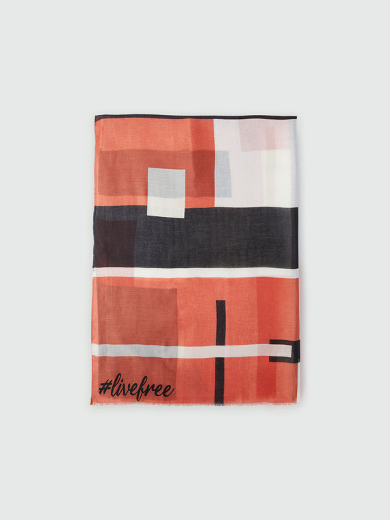 Printed scarf