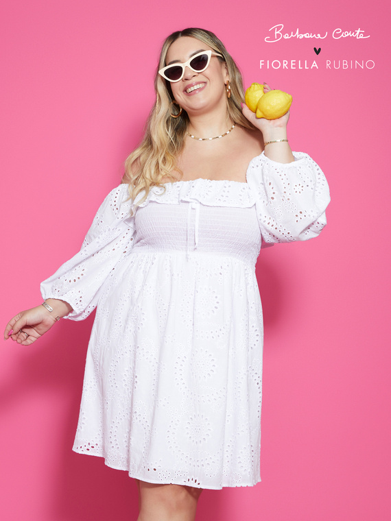 Short broderie anglaise dress