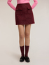 Boucl&eacute; mini skirt with pockets image number 0
