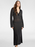 Striped knit dress image number 0