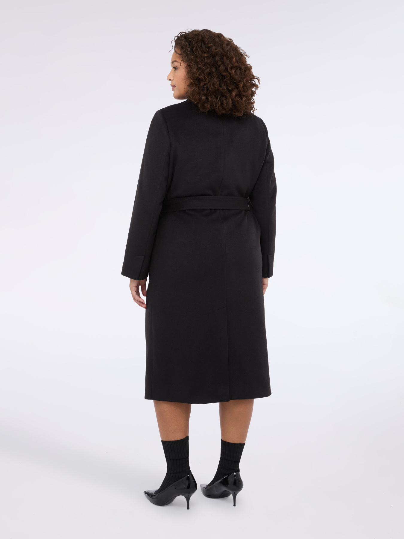 Long coat with belt image number 1