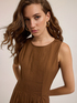 Vestito con pieghe n popeline image number 3