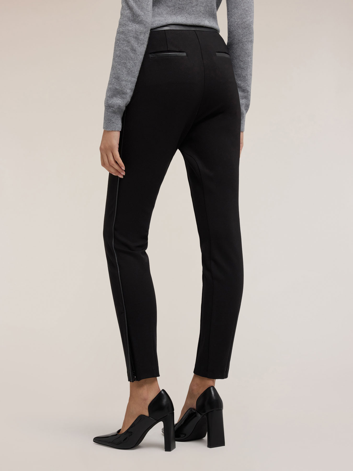 Skinny-Hose aus Milano-Strick image number 1
