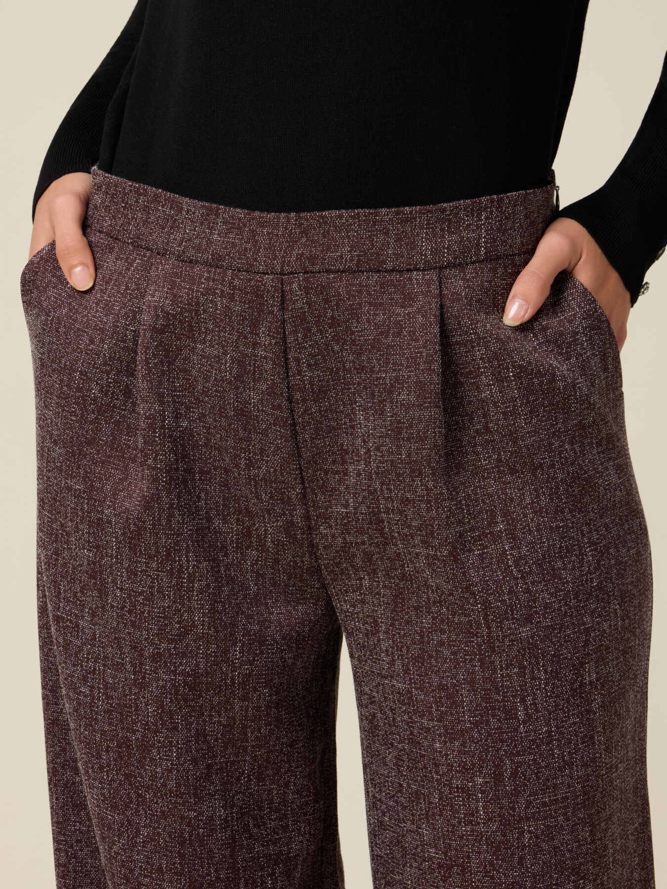 Viscose blend palazzo pants image number 2