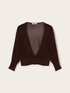 Fine knit lurex cardigan image number 4