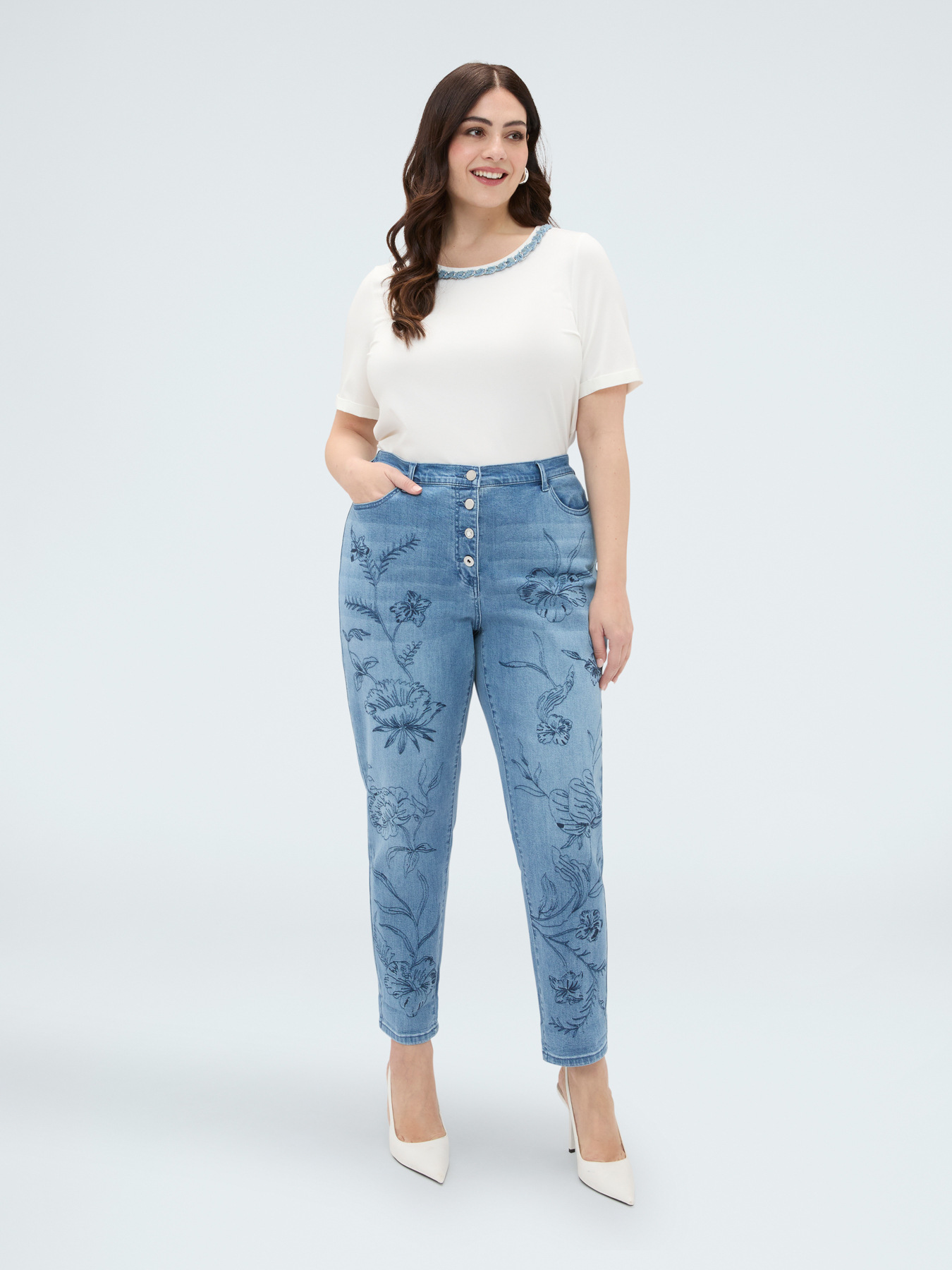 Jeans Barrell &mu;&epsilon; &phi;&lambda;&omicron;&rho;ά&lambda; &kappa;έ&nu;&tau;&eta;&mu;&alpha; image number 2