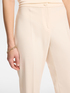 Pantalones rectos de cady elástico image number 3