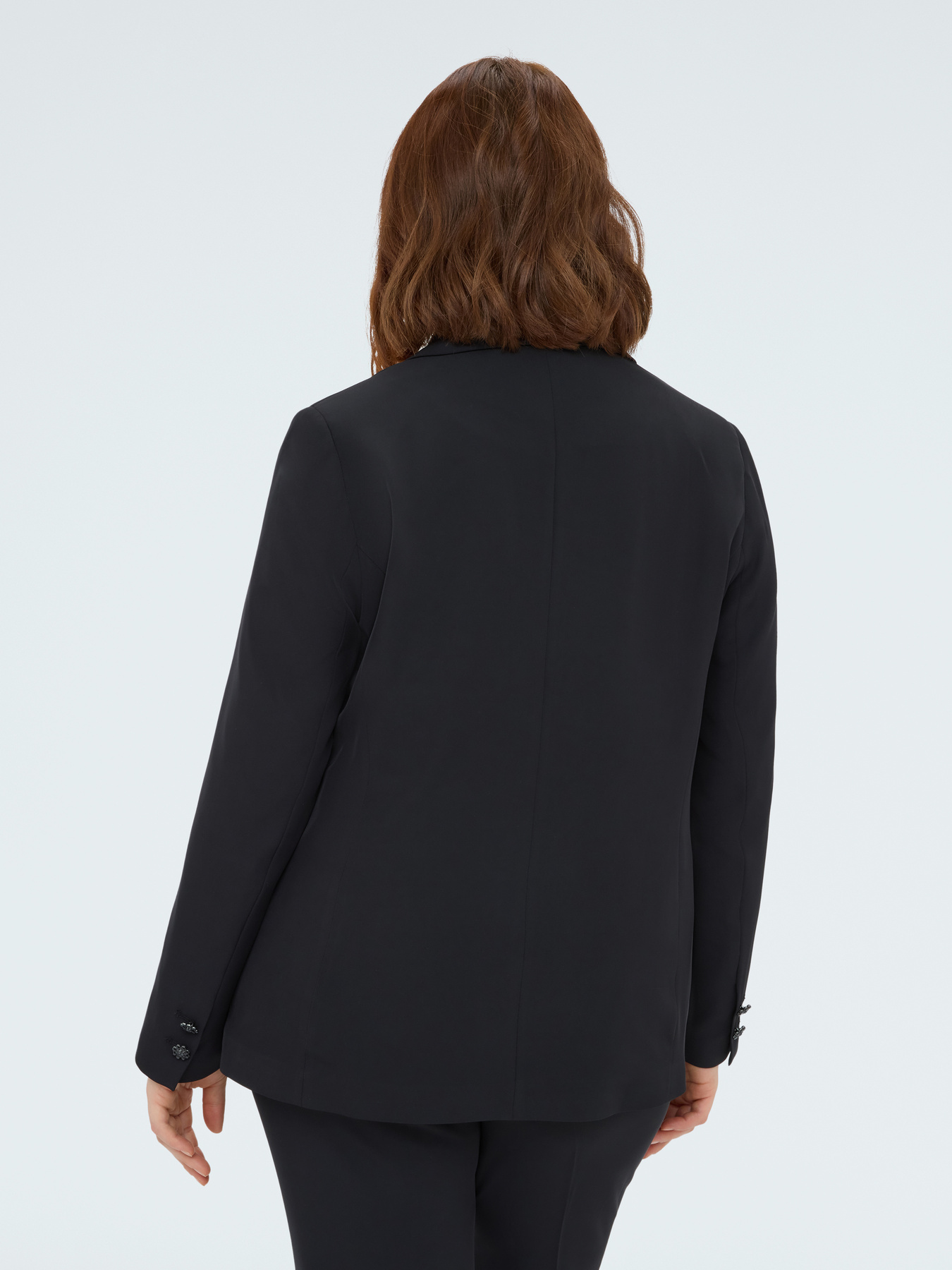 Structured blazer with jewel button image number 1