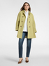 Double-breasted gabardine trench coat image number 2