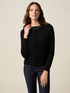Knitted cardigan with crystals image number 0