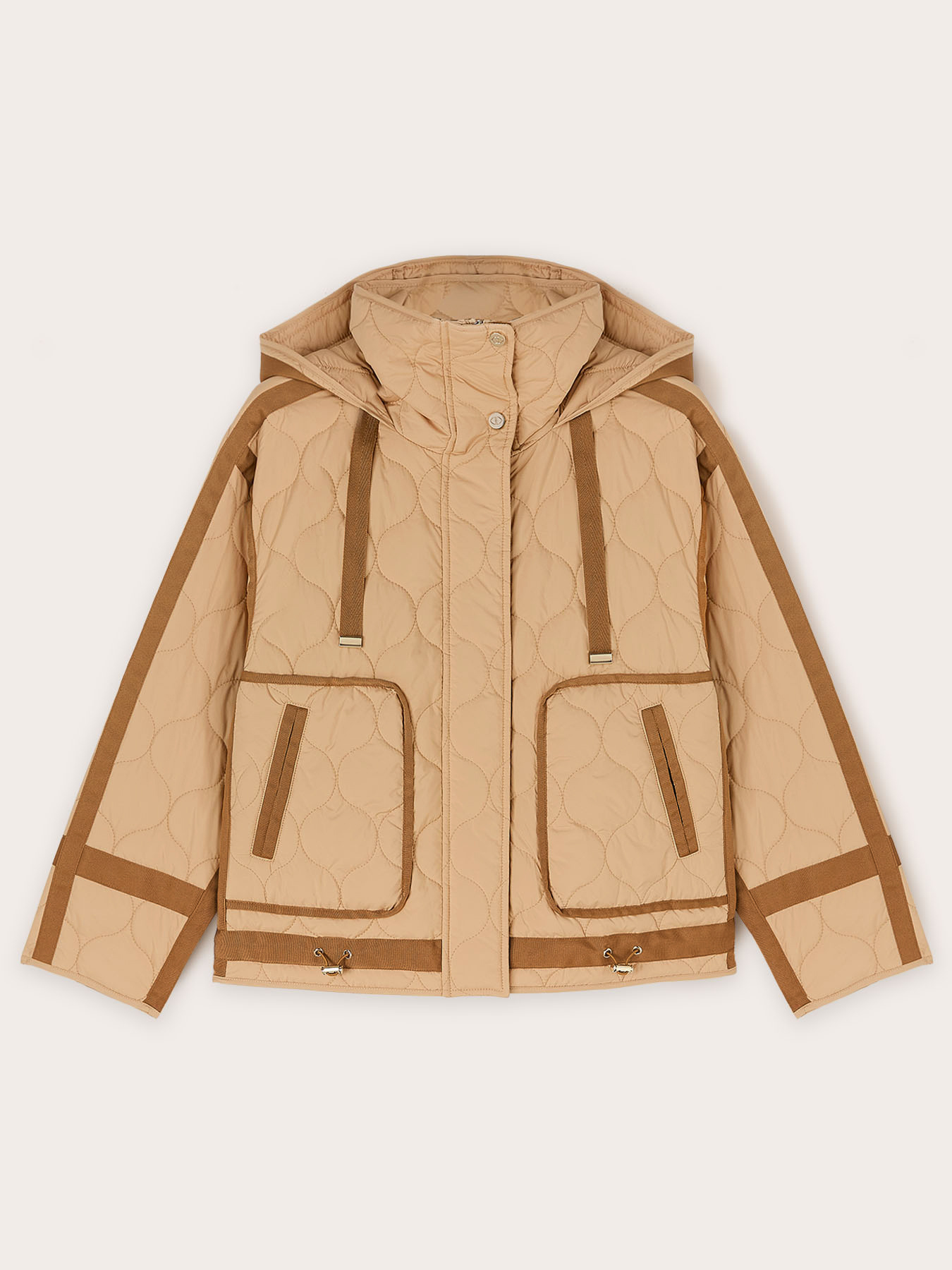 Veste matelassée avec bordures en gros-grain image number 4