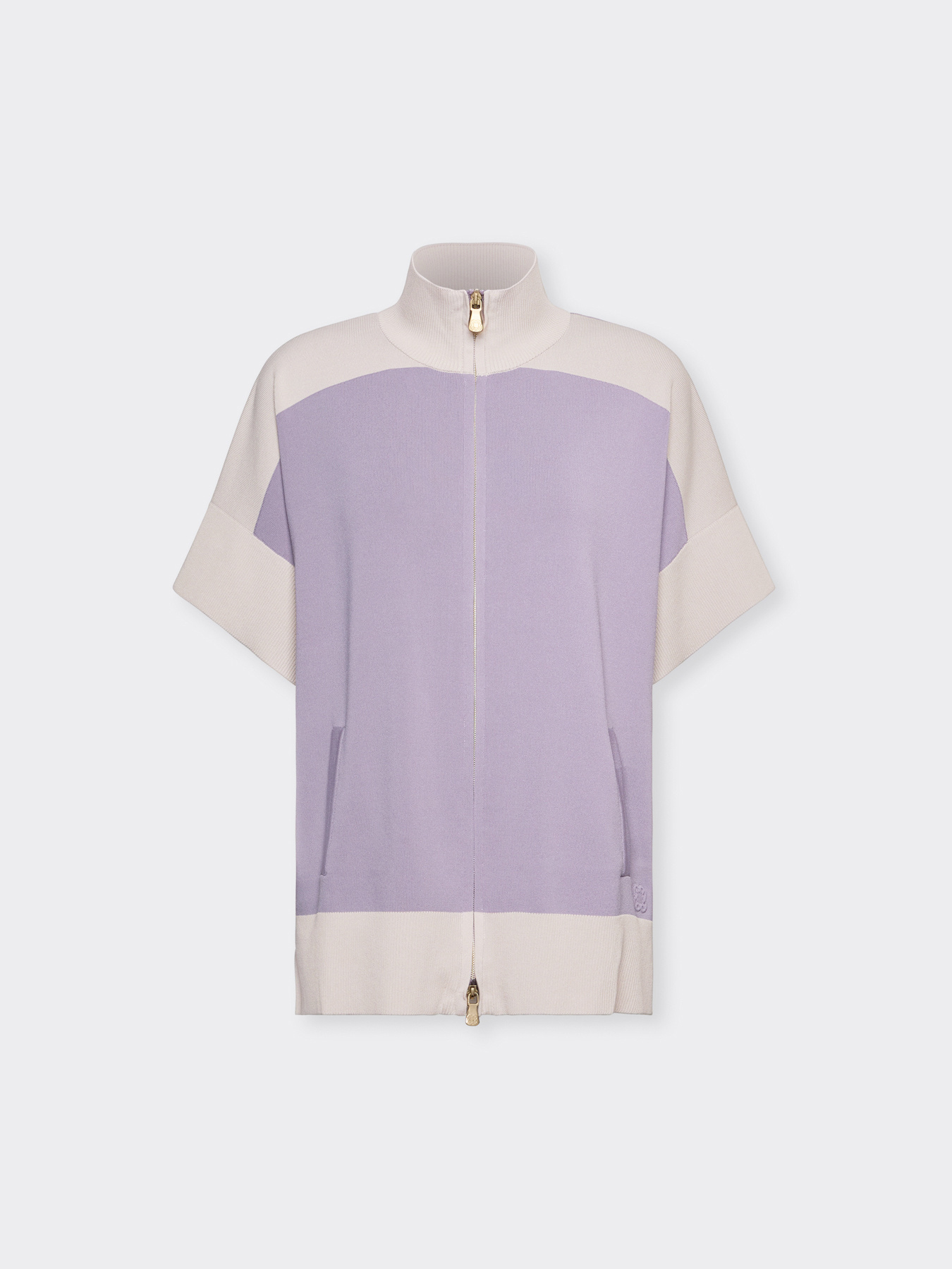 Short sleeve viscose blend cardigan image number 4