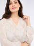 Blusa stampa floreale con scollo a V image number 3