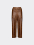 Vintage-effect fabric trousers image number 4