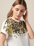 Jersey T-shirt with sequins image number 2