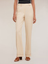 Pantaloni wide con impunture a contrasto image number 2