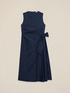 Midi dress with side bow image number 3