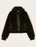 Veste effet peluche avec capuche image number 4