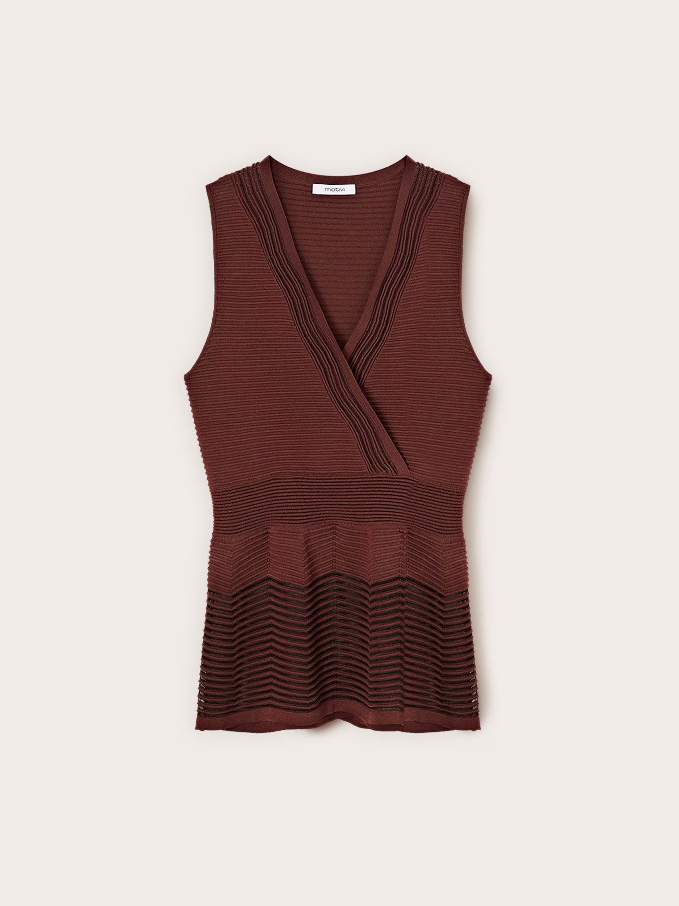 Textured knit top image number 4