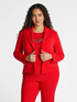 Cropped-Blazer aus Stretchgewebe image number 1