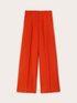 Pantalones de pierna ancha mezcla de lino image number 3