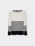 Striped viscose blend jersey image number 4