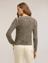 Openwork knit cardigan image number 1
