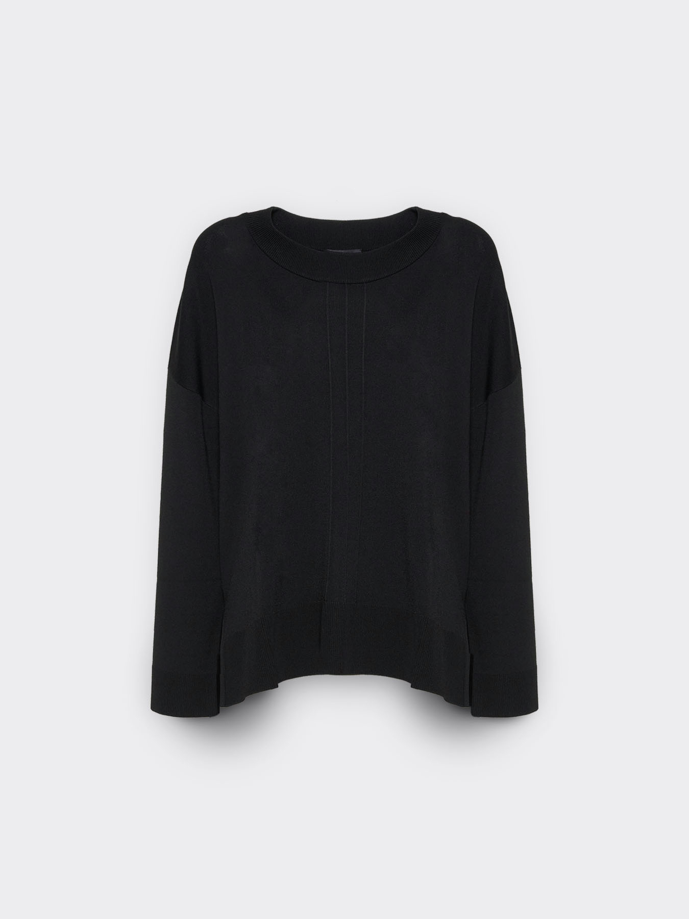 Viscose blend crew neck jumper image number 4