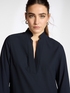 Enver satin dress with V-neckline image number 3